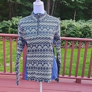 Dare2B Blue with white combo size S / 6 pullover